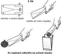 Kartónová lopatka 