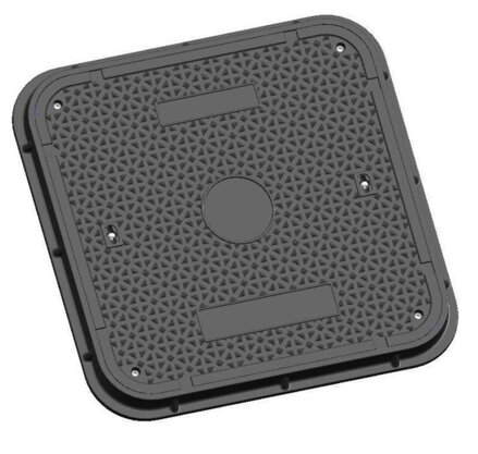 Kompozitný poklop 700x700 B125 PK-30